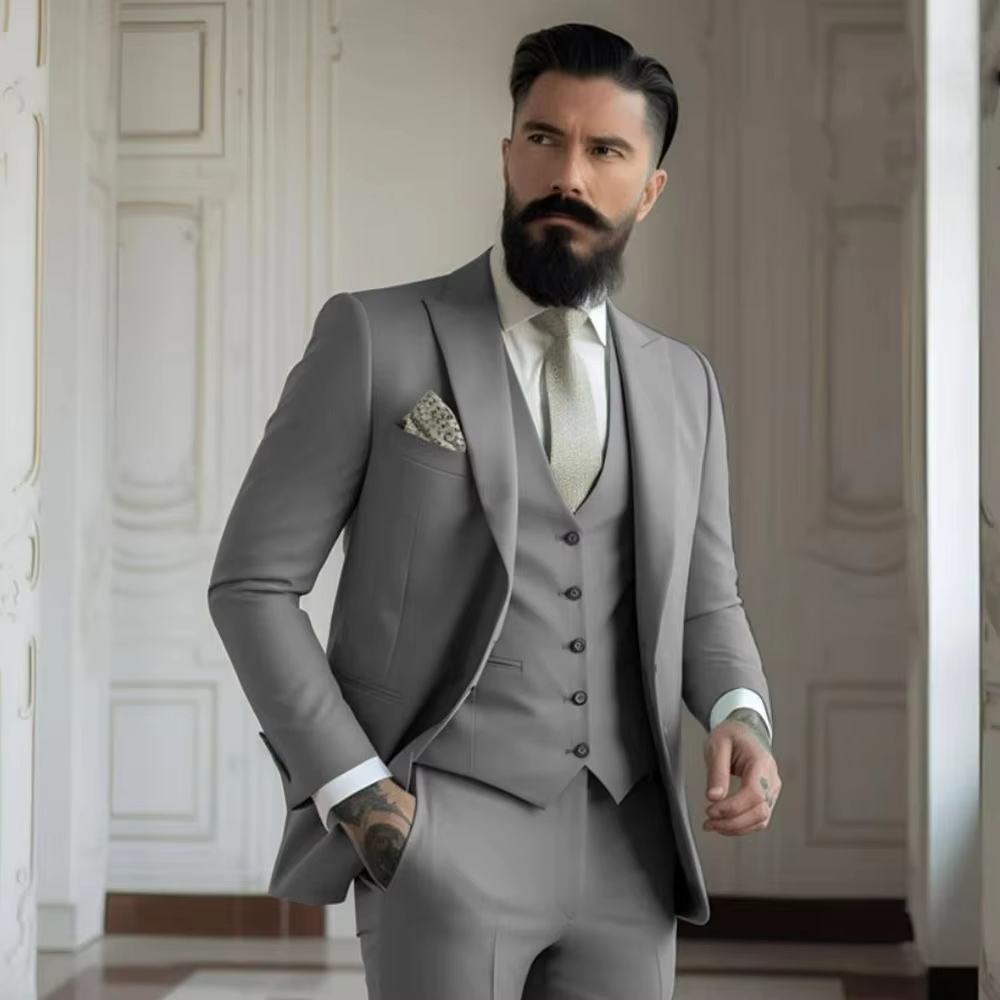 Мужские свадебные костюмы цвет – обзор и цена Men'S Fashion Khaki Pants