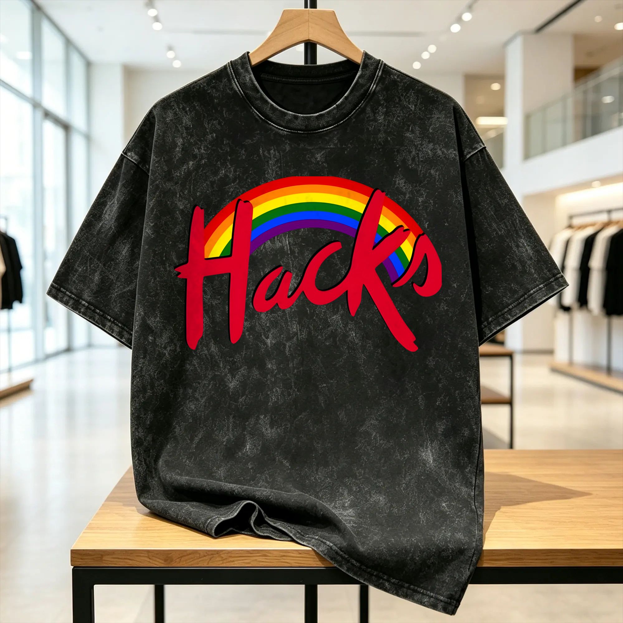 Футболка с принтом Hacks TV Sh – обзор и цена Mens Fashion Hacks