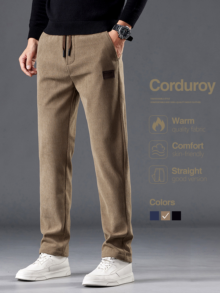 Мужские вельветовые брюки, осе – обзор и цена Men'S Fashion Khaki Pants
