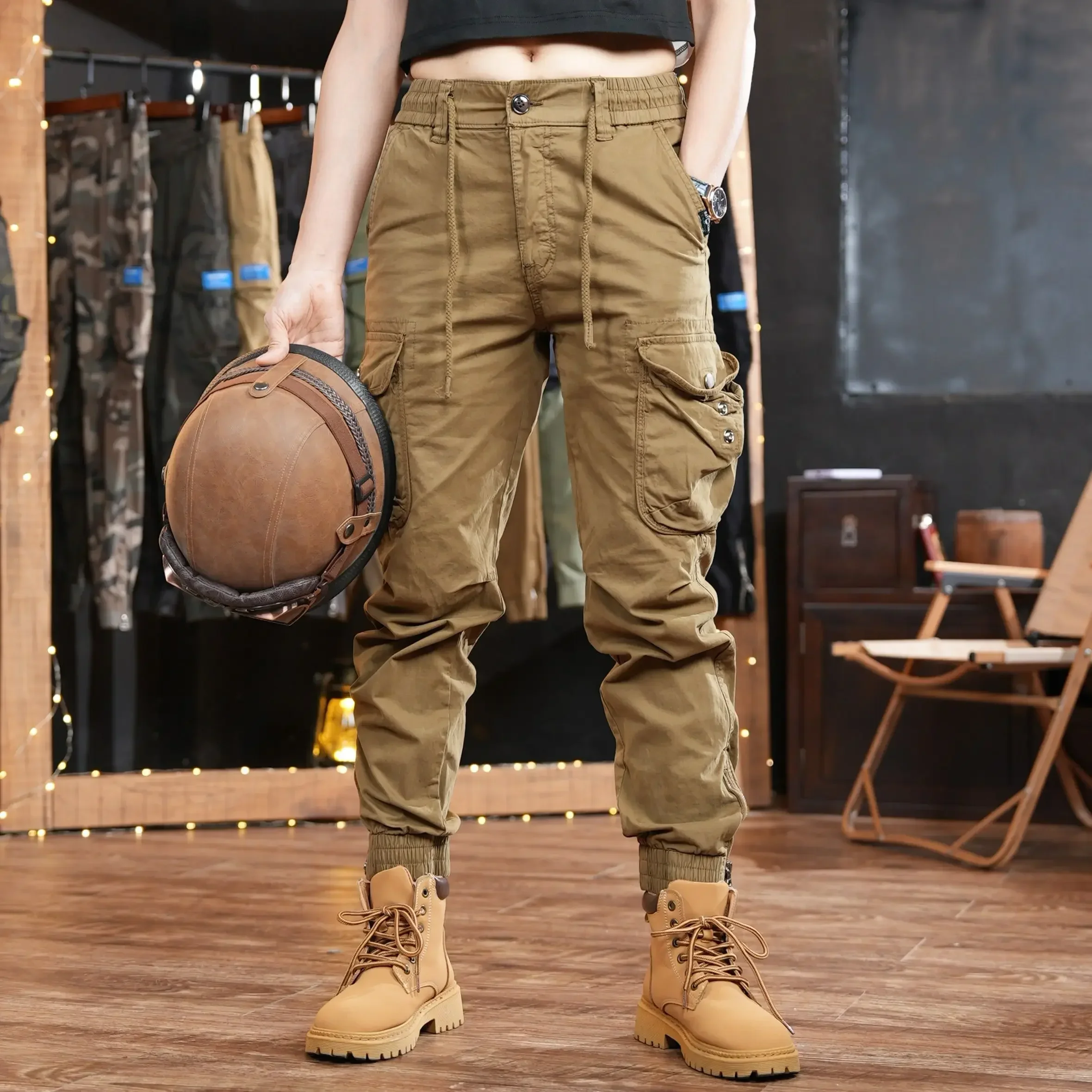 Брюки-карго мужские с нескольк – обзор и цена Cargo Jogger Pants